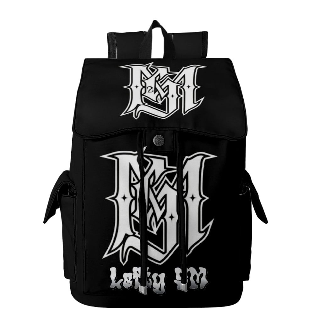 Lefty Sm Rapper Backpack Fashion Schoolbag Hip Hop Style Travel Bag ...