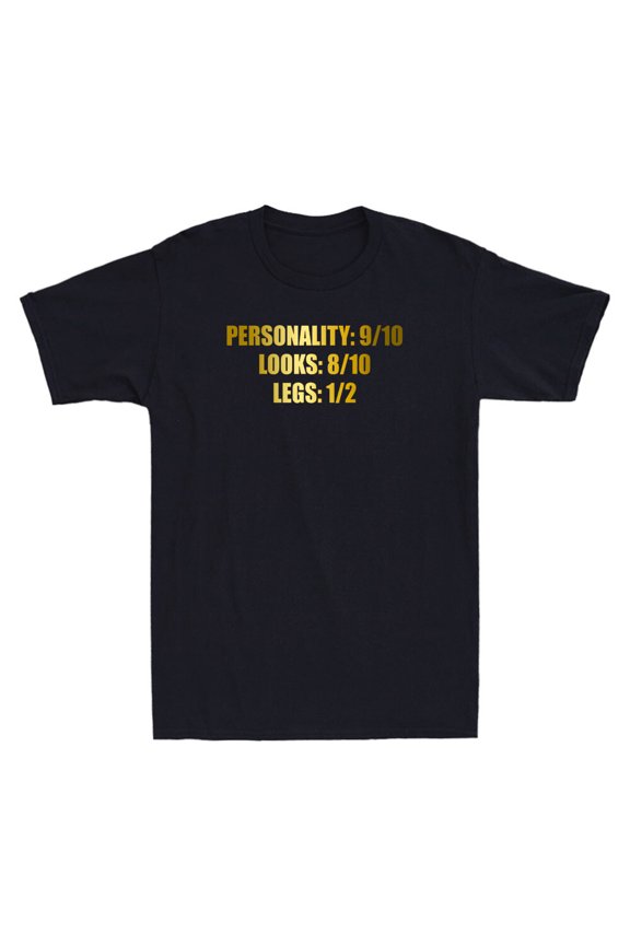 Leg Amputee Funny Amputation Saying Joke Gift Novelty Men's Short Sleeve T-Shirt