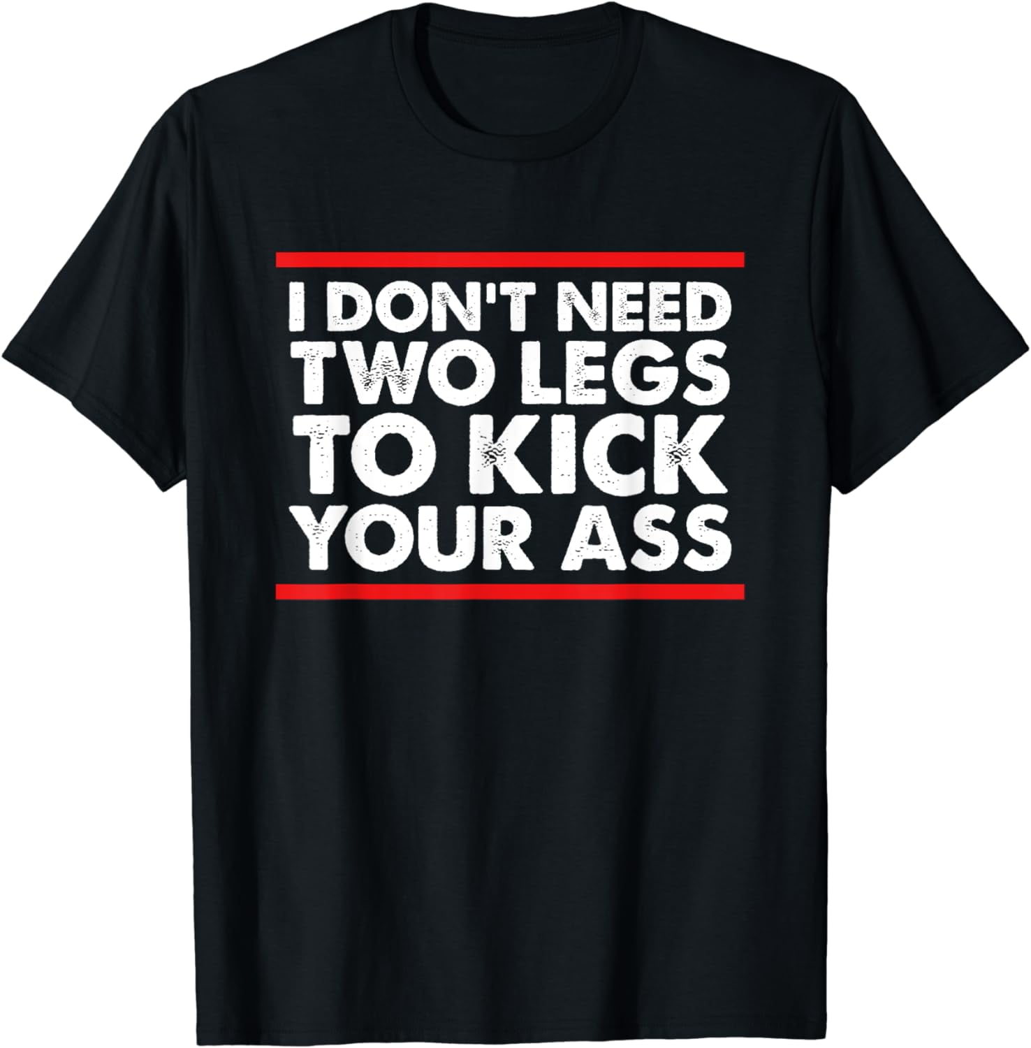 Leg Amputee Shirt Funny Humor Amputation Support Joke Gifts TShirt