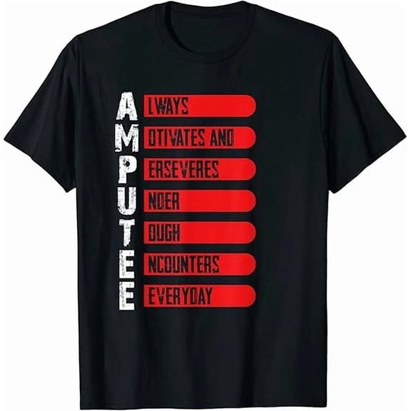 Leg Amputee Shirt Leg Amputation Support Amputee Funny T-Shirt, Unisex T-Shirt