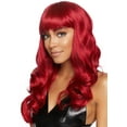 thumbnail image 1 of Leg Avenue 24" Misfit long wavy bang wig. Red Color, 1 of 3