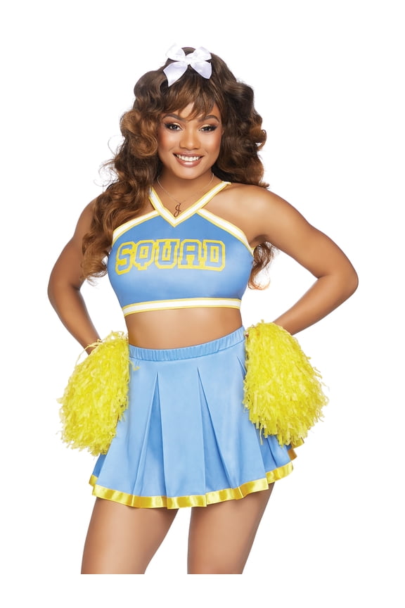 3 PC Cheer Squad Cutie, includ Blue/Yello Color