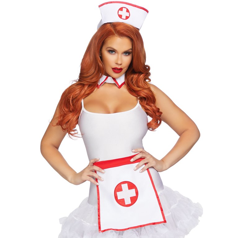 Leg Avenue Nurse Betty Accessory Kit Women Fancy Dress Role Play