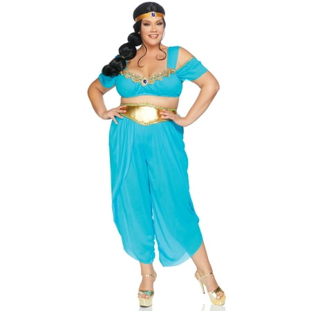 Leg Avenue 3 PC Sexy Desert Princess, inc Turquoise Color