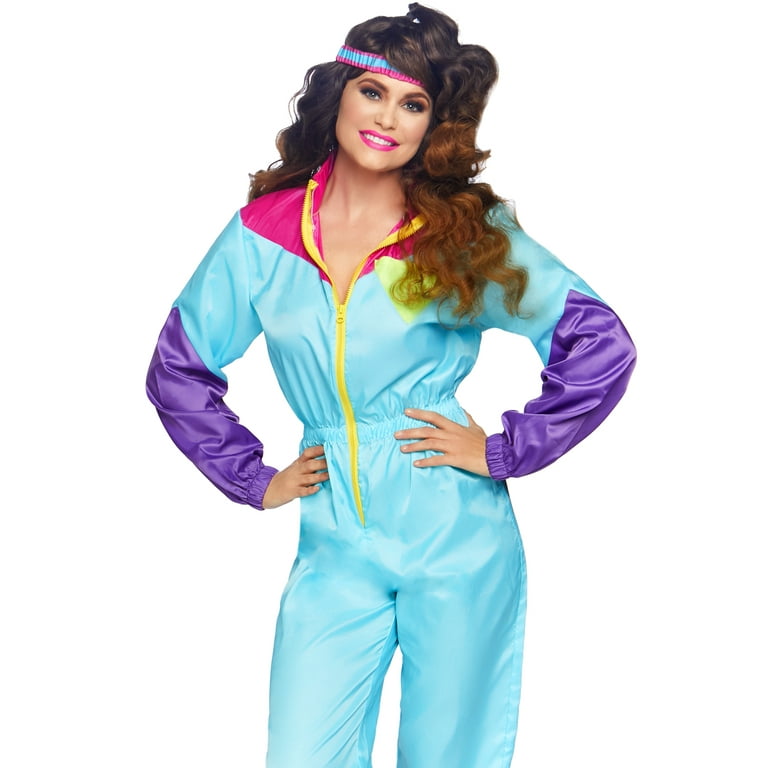 Leg Avenue Awesome 80S Ski Suit Women'S Halloween Fancy-Dress Costume For  Adult, Xl - Walmart.Com