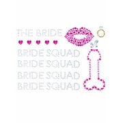 Leg Avenue Bride Squad Body Jewels Stickers Bachelorette Bridal Party Stick On Rhinestone Body Gems