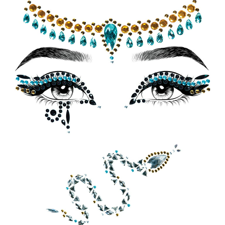 Cleopatra Adhesive Face Jewels