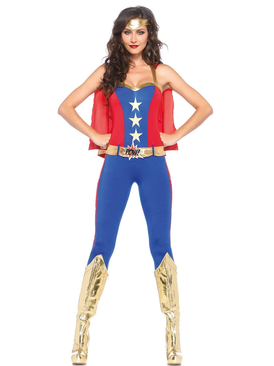 Sexy Superhero Costumes Womens Comic Book Movie Ladies Adult Fancy Dress  Outfit