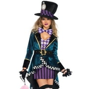 Leg Avenue Delightful Hatter Women's Halloween Fancy-Dress Costume for Adult, XL