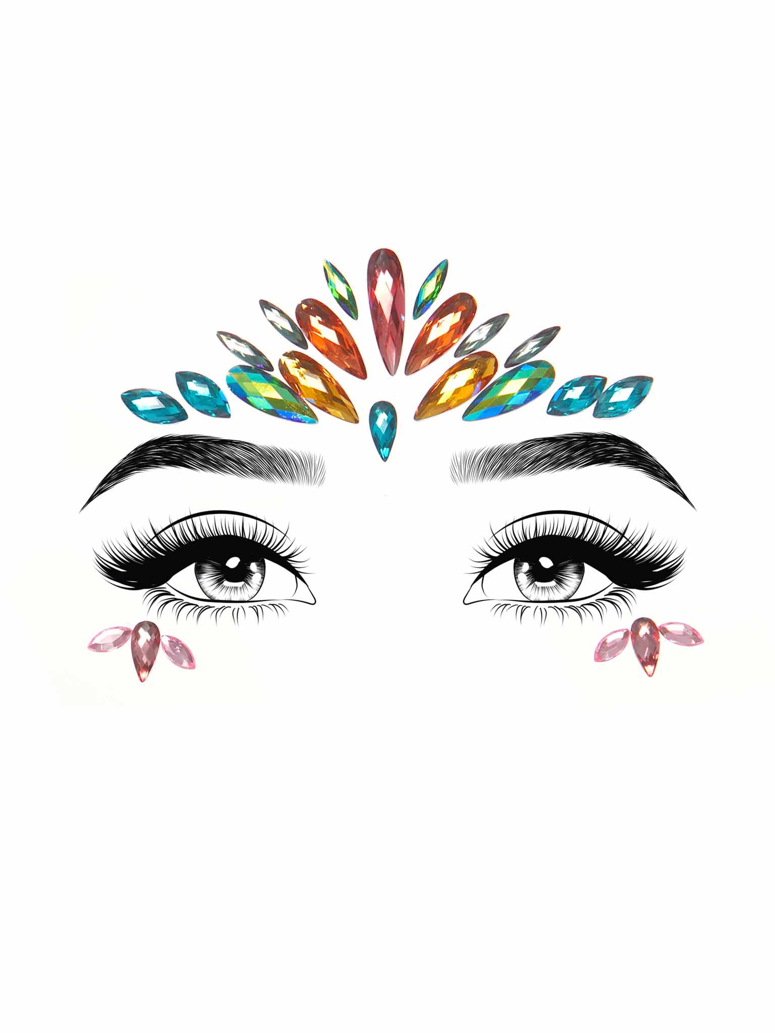 Leg Avenue Festival Avri Adhesive Face Jewels Sticker