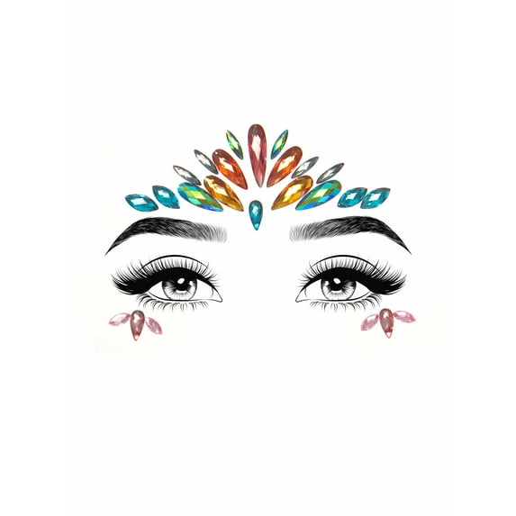 Leg Avenue Festival Avri Adhesive Face Jewels Sticker