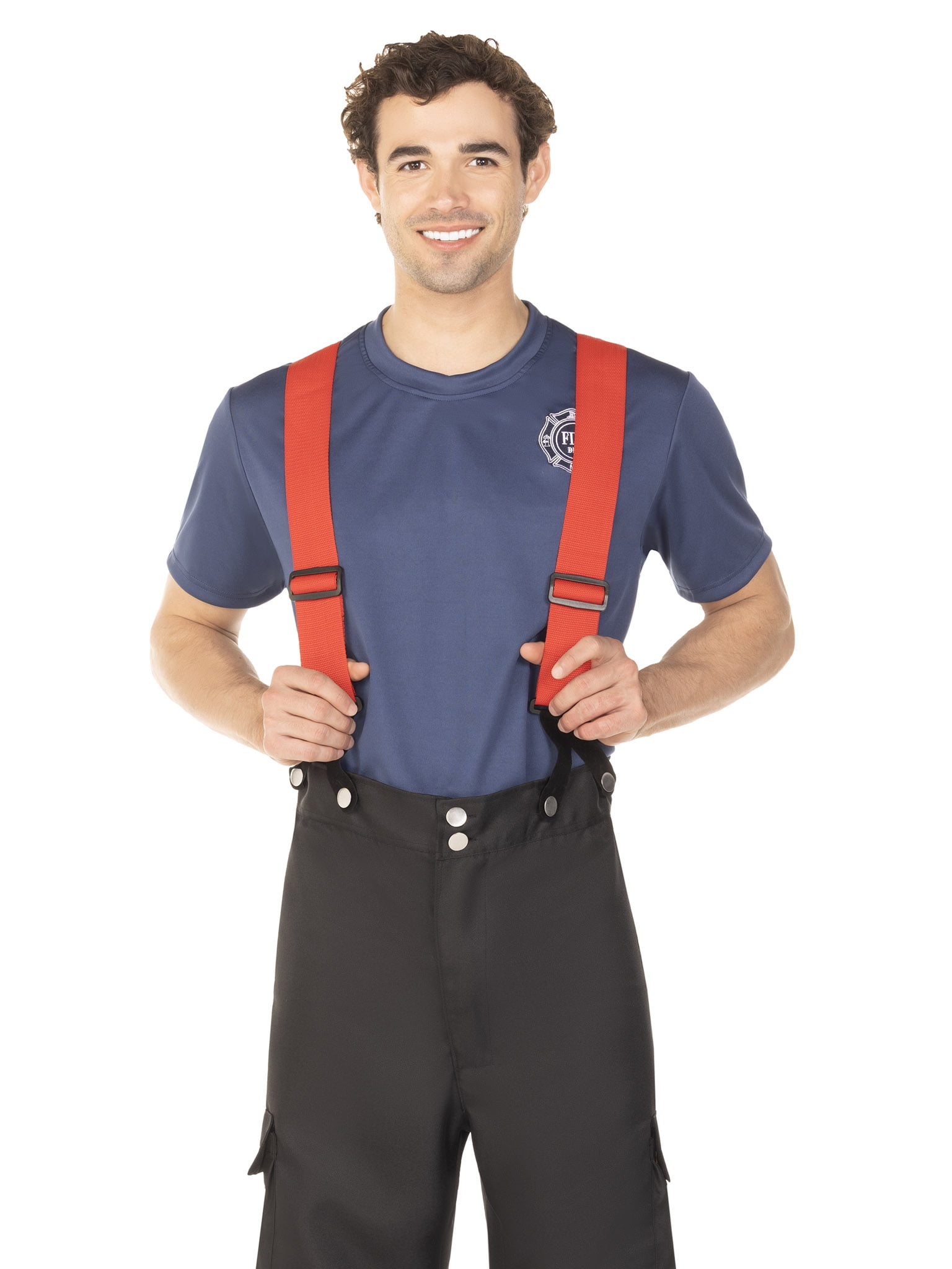 Fever Captain Costume Khaki Adult