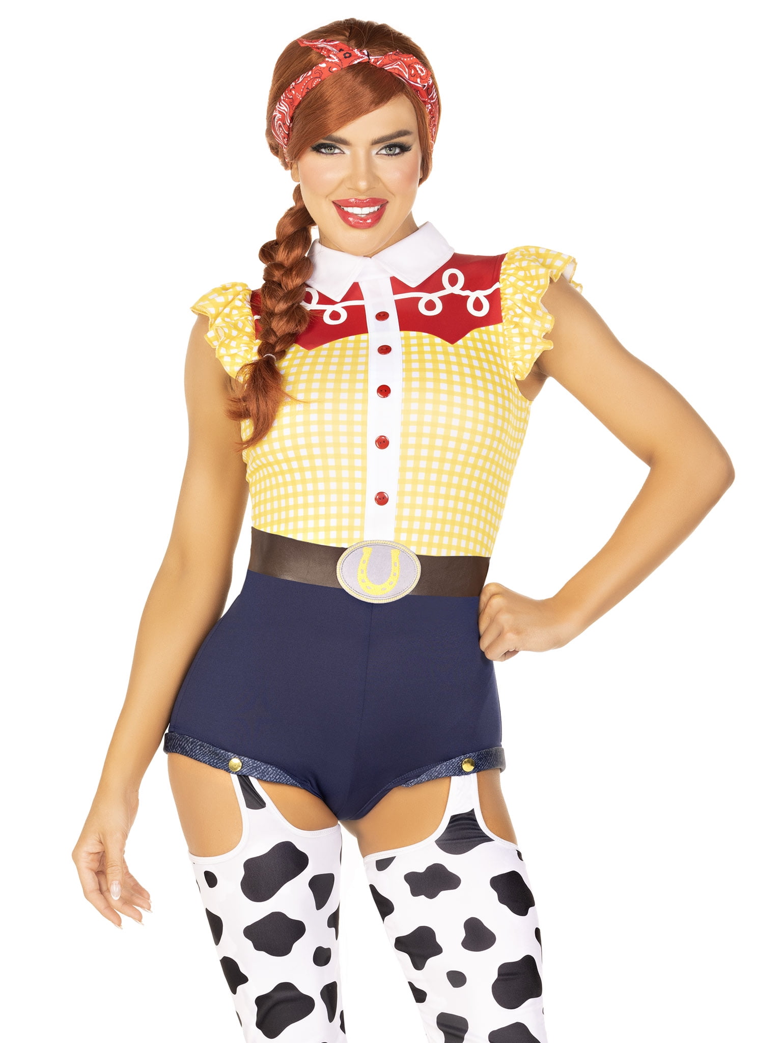 Leg Avenue Giddy Up Cowgirl Jessie Women's Halloween Fancy-Dress