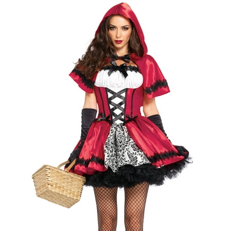 Leg Avenue Gothic Red Riding Hood Adult Halloween Costume