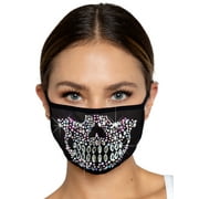 Leg Avenue Halloween's Skeleton Rhinestone Face Mask