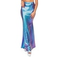 thumbnail image 1 of Leg Avenue Iridescent Mermaid Skirt for Women with Fish Scale Print, Adult Size M, 1 of 3