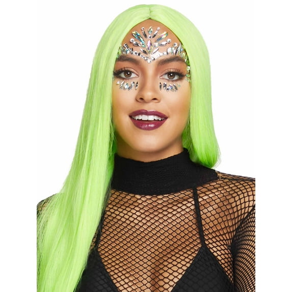 Leg Avenue Iris adhesive face jewels stic Clear Color