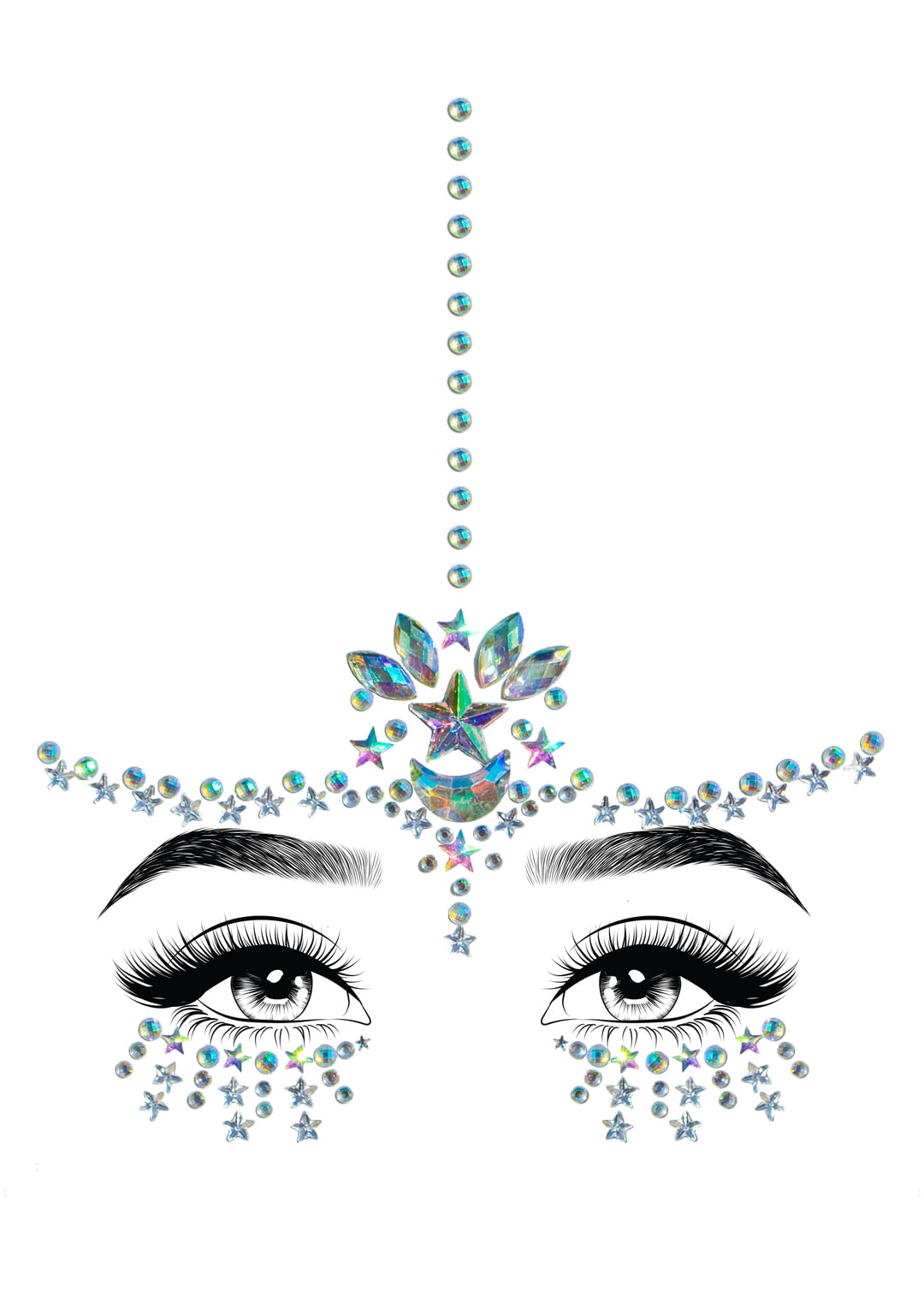 Leg Avenue Karma Face Jewels Sticker