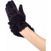 Leg Avenue Lace Trimmed Satin Gloves Child Halloween Accessory