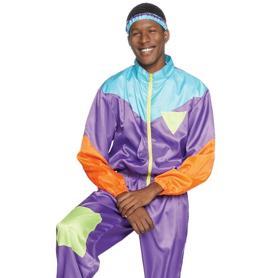 Leg Avenue Men's 2 PC Retro 80s Ski Suit Costume