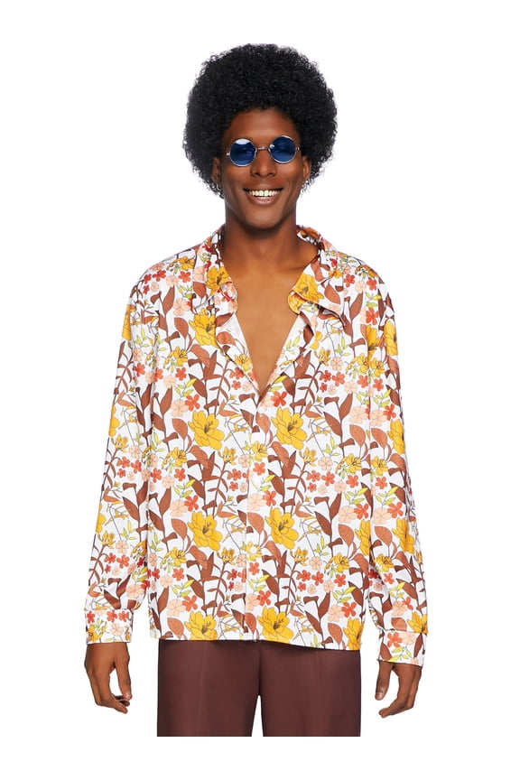 Men's 70s Floral Shirt