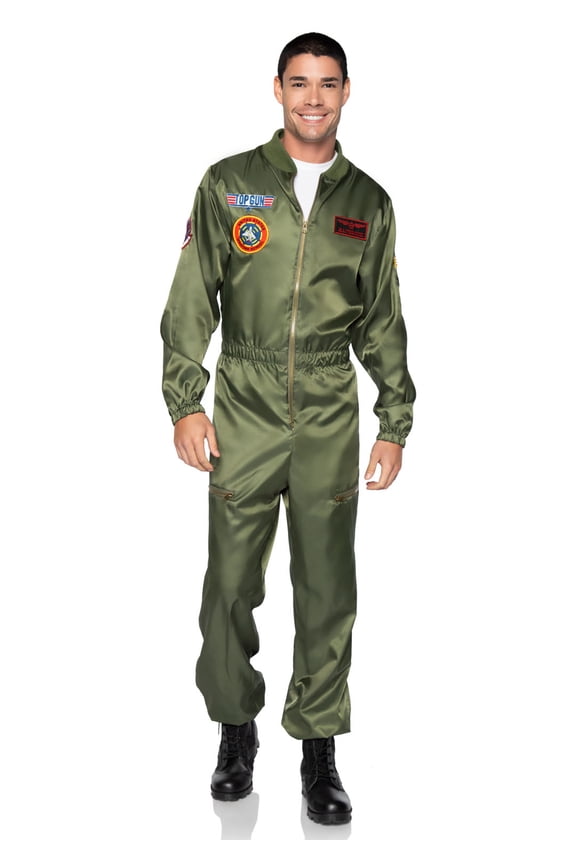 Men's Official Licensed Top Gun Costume Parachute Flight Suit