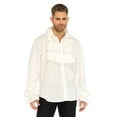 thumbnail image 1 of Leg Avenue Men's Renaissance Ruffle Front Pirate Shirt, 1 of 5