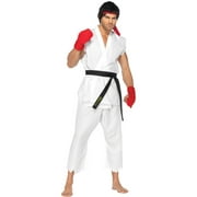 Leg Avenue Men's Street Fighter Ryu Costume, White, Small/Medium