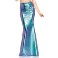 thumbnail image 1 of Leg Avenue Mermaid Tail Scale Women's Fancy-Dress Costume with Iridescent Finish for Adults, Size M, 1 of 2