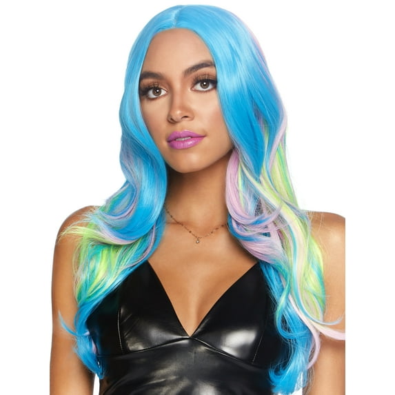 Leg Avenue Mystic Hue Mermaid Long Wig, O/S, Multicolor