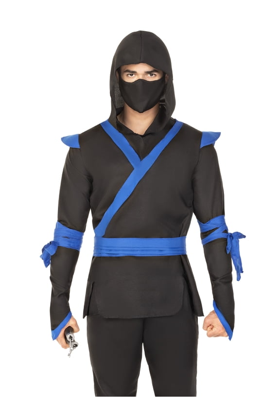 Ninja Men's Fancy-Dress Costume for Adult, S