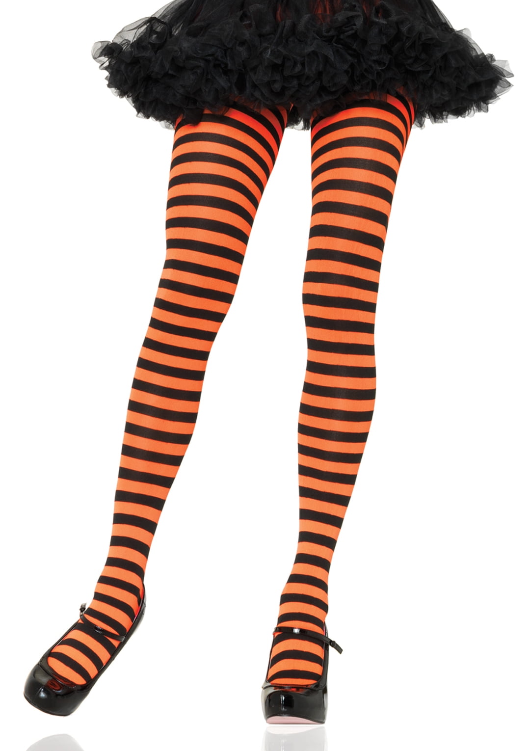 Leg Avenue Nylon Striped Tights Halloween Costume Accessory