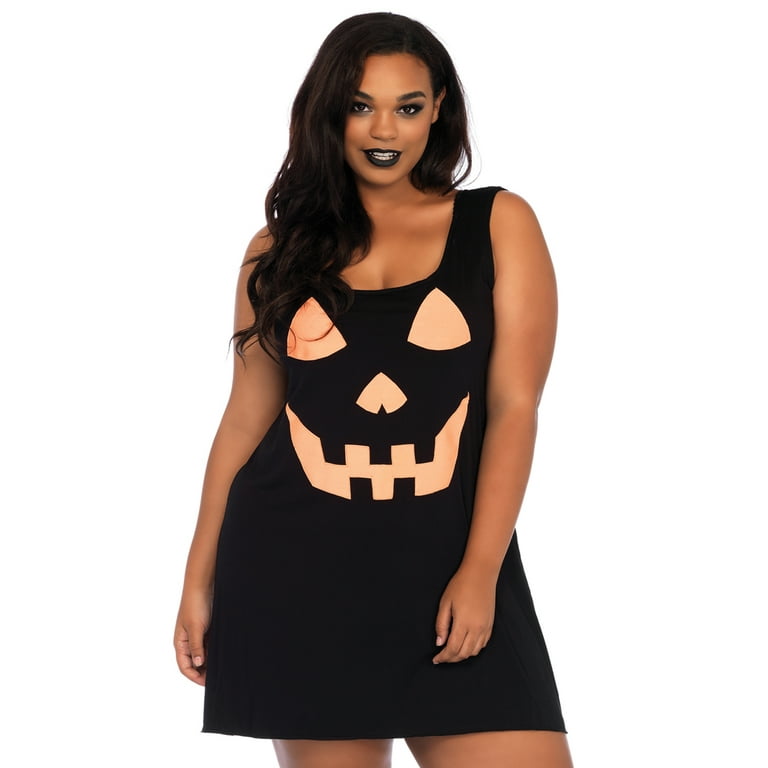 Leg Avenue Pumpkin Women's Dress with Jersey Fabric for Leg Avenue Pumpkin Women's Dress with Jersey Fabric for