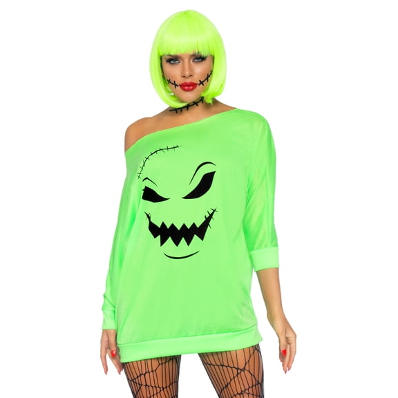 Leg Avenue Spooky Jersey Women's Fancy-Dress Costume for Adult, M-L