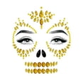 thumbnail image 1 of Leg Avenue Sugar Skull Adhesive Face Jewels Body Art for Face, [Model 12345], 1 of 2