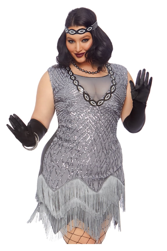 Women's 2 PC Roaring Roxy Costume