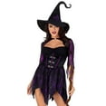 thumbnail image 1 of Leg Avenue Women's 2 Pc Mystical Witch Costume with Dress, Witch Hat, 1 of 2