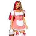 thumbnail image 1 of Leg Avenue Women's 2 Piece Fairytale Miss Red Riding Hood Costume Set, 1 of 5