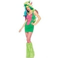 thumbnail image 1 of Leg Avenue Women's 2 Piece Magic Dragon Costume, Green/Hot Pink, X-Small, 1 of 4