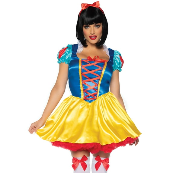 Leg Avenue Women's 2 Pieces Fairytale Snow White Costume