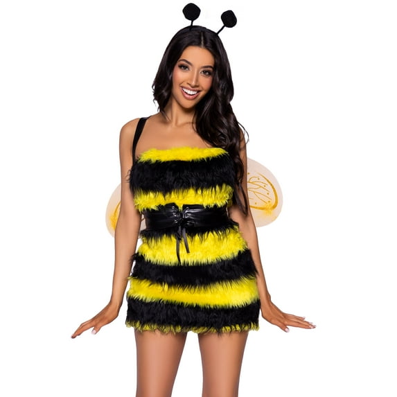 Leg Avenue Women's 3 Piece Bizzy Bee Set