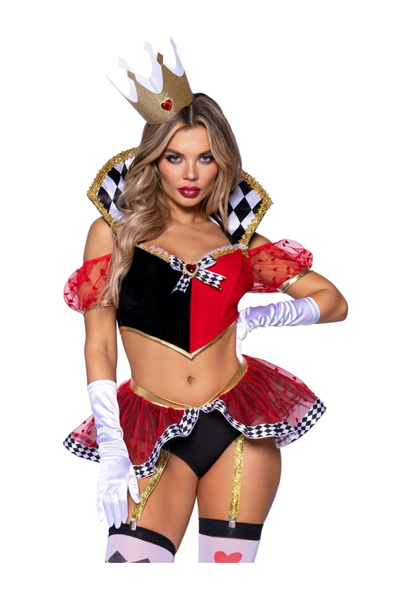 Women's 3 Piece Royal Queen Costume Set