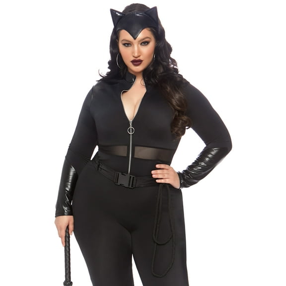 Leg Avenue Women's 3 Pieces Sultry Supervillain Costume