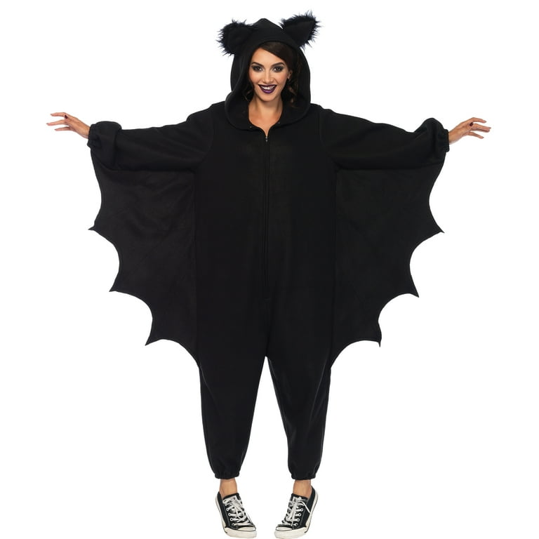 Leg Avenue Women s Bat Onesie Costume Walmart