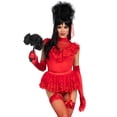 thumbnail image 1 of Leg Avenue Women's Beetle Babe Halloween Costume, Red, Large, 1 of 5