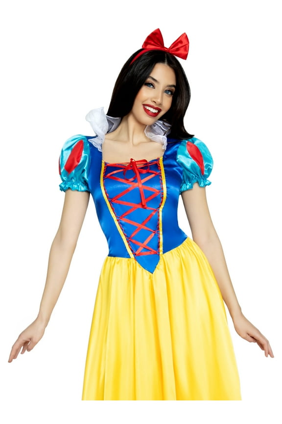 Women’s Classic Snow White Halloween Costume for Adult, Small