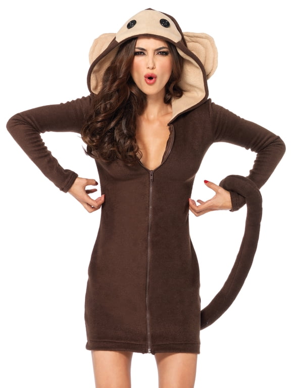 Women's Cozy Monkey Costume