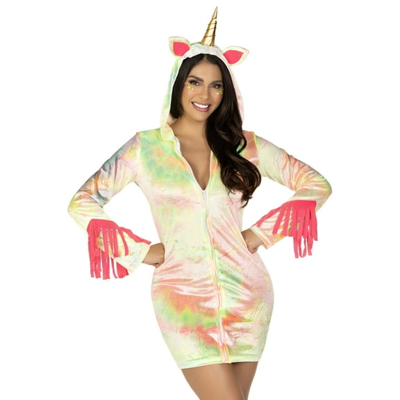 Leg Avenue Women's Enchanted Rainbow Unicorn Costume