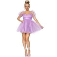 thumbnail image 1 of Leg Avenue Women's Frosted Organza Babydoll Dress Costume, 1 of 4