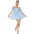 thumbnail image 1 of Leg Avenue Women's Frosted Organza Babydoll Dress Costume, 1 of 4